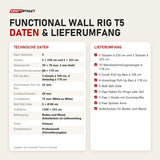 Technische Daten und Lieferumfang von Titanium Strength Functional Wall RIG T5 als Tabelle