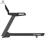 Titanium Strength LC10 DC Laufband – Seitenansicht mit flachem Laufdeck und Rahmen