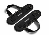 Younix Ankle Cuffs Fußmanschetten für den Kabelzug, Paar mit D-Ringen vor weißem Hintergrund