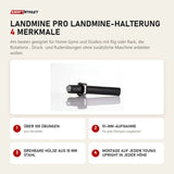 Younix Landmine Pro Landmine-Halterung mit 4 Merkmalen: Über 100 Übungen, 51-mm-Aufnahme, Drehbare Hülse aus 10 mm Stahl, Montage auf jedem Upright in jeder Höhe