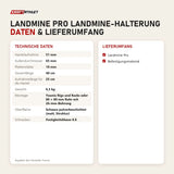 Technische Daten und Lieferumfang von Younix Landmine Pro Landmine-Halterung als Tabelle