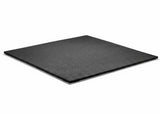 Younix Performance Interlocking Tiles Bodenfliese in Schwarz, Draufsicht schräg von oben auf weißem Hintergrund