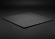 Younix Performance Interlocking Tiles Bodenfliese in Schwarz, Schrägansicht einer einzelnen Fliese vor dunklem Hintergrund